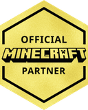 Minecraft partner badge.